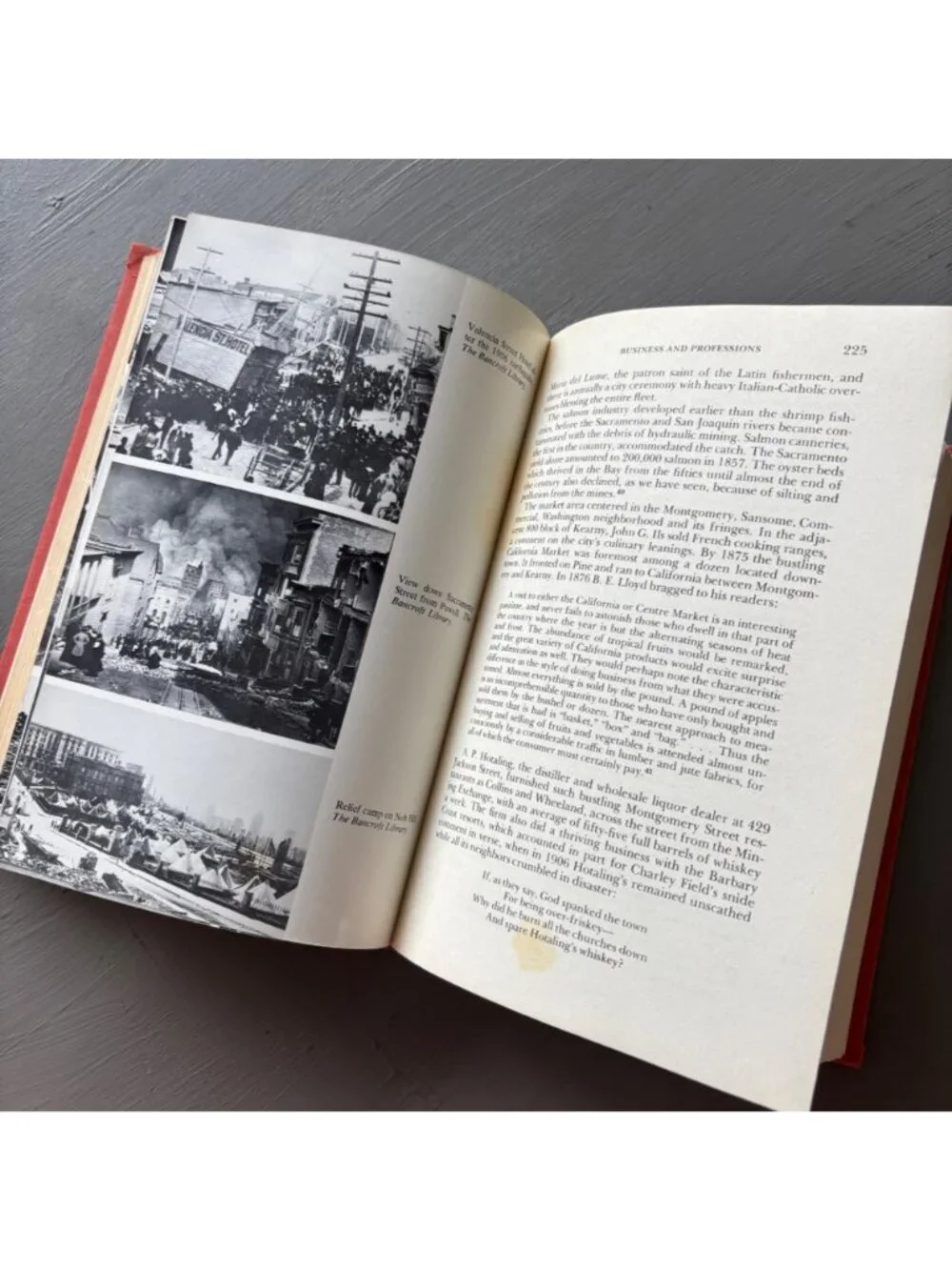 Old San Francisco City Early Biography Earthquake Muscatine 1975 History Book